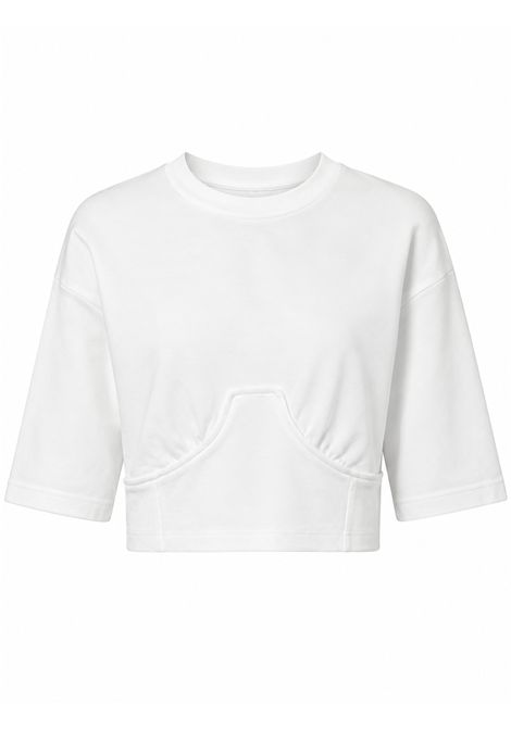 T-shirt crop Lù-Lù BY MISS GRANT | LL4482LATTE